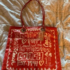 Coach valentines handbag